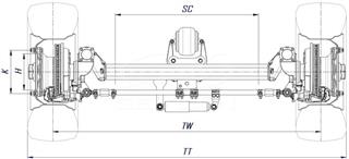 MUSTAFA CEYLAN - 9 Ton 10 Studs Self Steering Axles With Disk Brake
