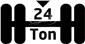 MUSTAFA CEYLAN - Бугельные Оси 2Х12 Тонн С 6-Тью Шпильками И Диском 24" Типа R  - 24 тонн/ Двускатная шина